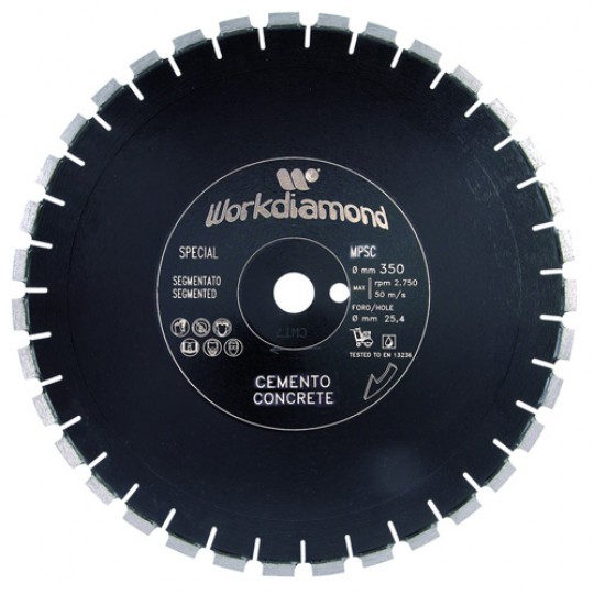 Алмазный диск Workdiamond MPSС 350 мм 8 мм 