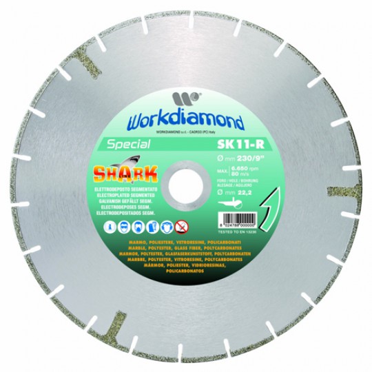 Алмазный диск Workdiamond SK11-R 230 мм 