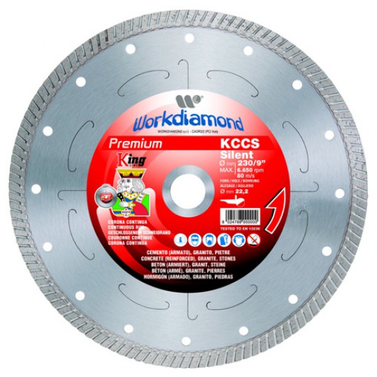 Алмазный диск Workdiamond KCCS Silent 125 мм 