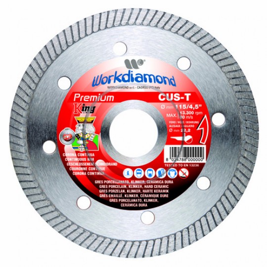 Алмазный диск Workdiamond CUS-T disco sottile 125 мм 
