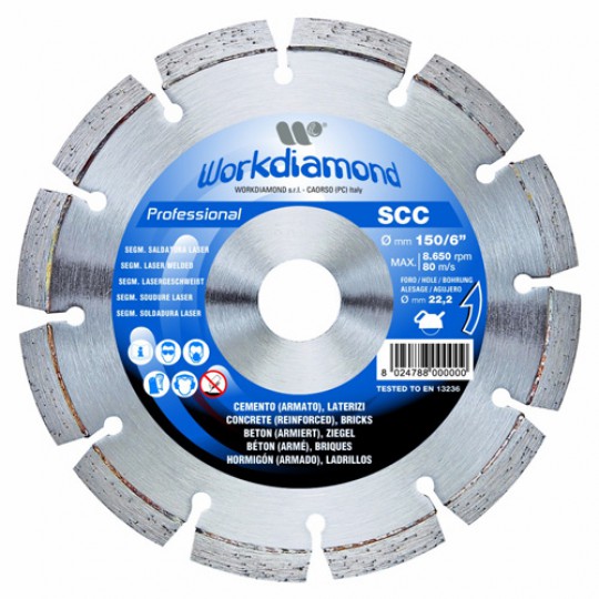 Алмазный диск Workdiamond SCС 180 мм 