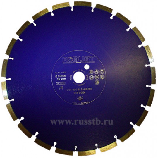 Алмазный диск ROBUST UX 218 для резки гранита и природного камня на камнерезных станках 