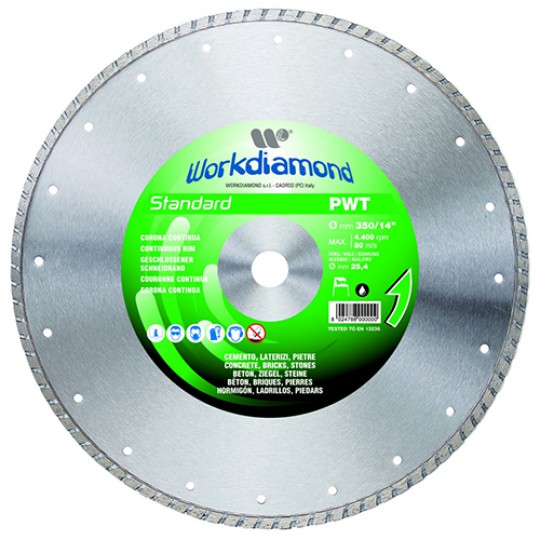 Алмазный диск Workdiamond PWT Standart 350 мм 