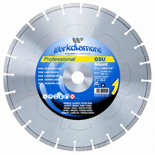 Алмазный диск Workdiamond GSU Professional Silent 450R 